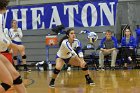 Volleyball vs Emerson  Wheaton College Women's Volleyball vs Emerson College. - Photo by Keith Nordstrom : Wheaton, Volleyball, VB2019